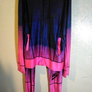 Nike 2pc Jogger Pink and Navy